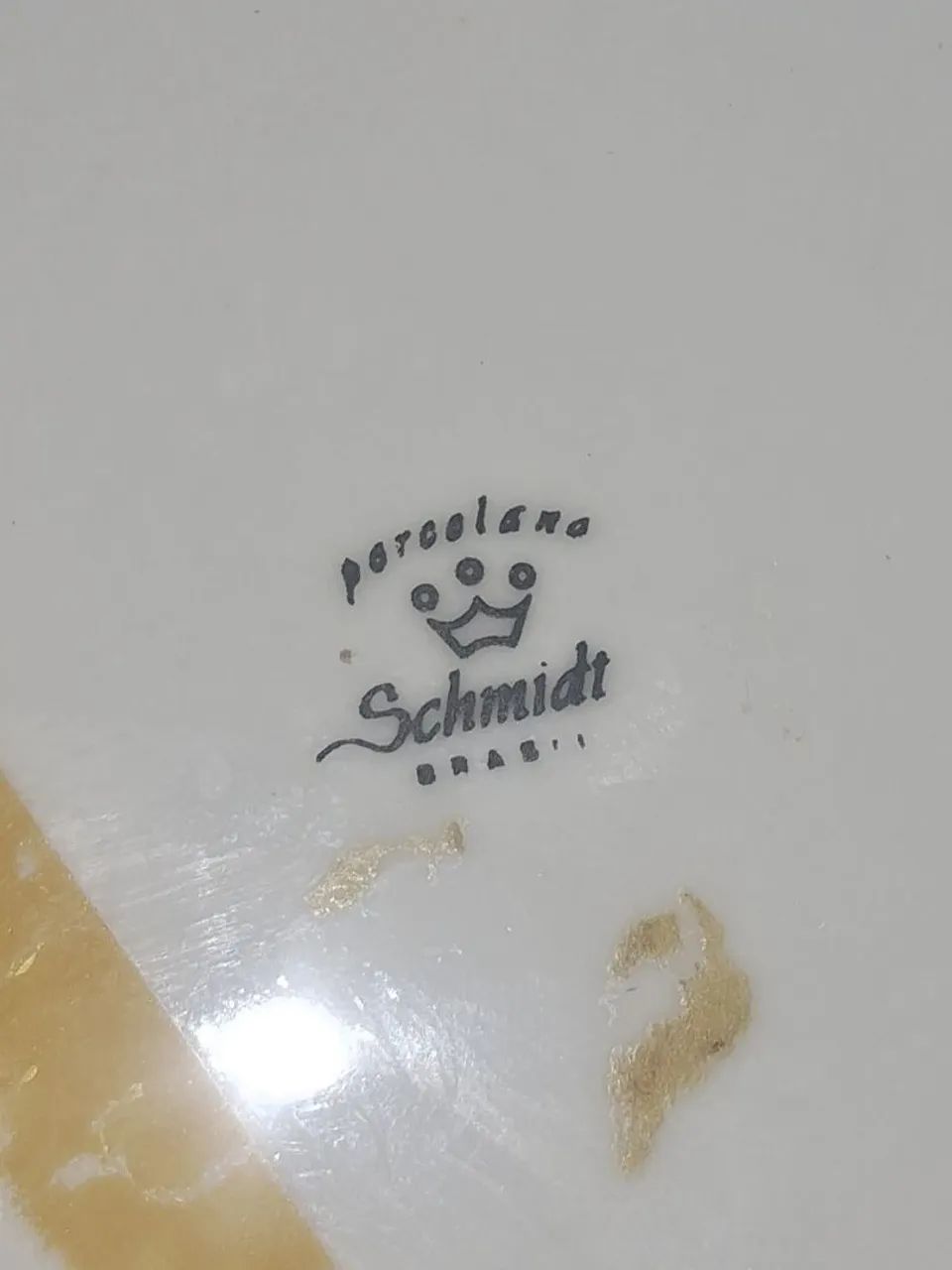 Prato decorativo de porcelana vintage - Foto 3