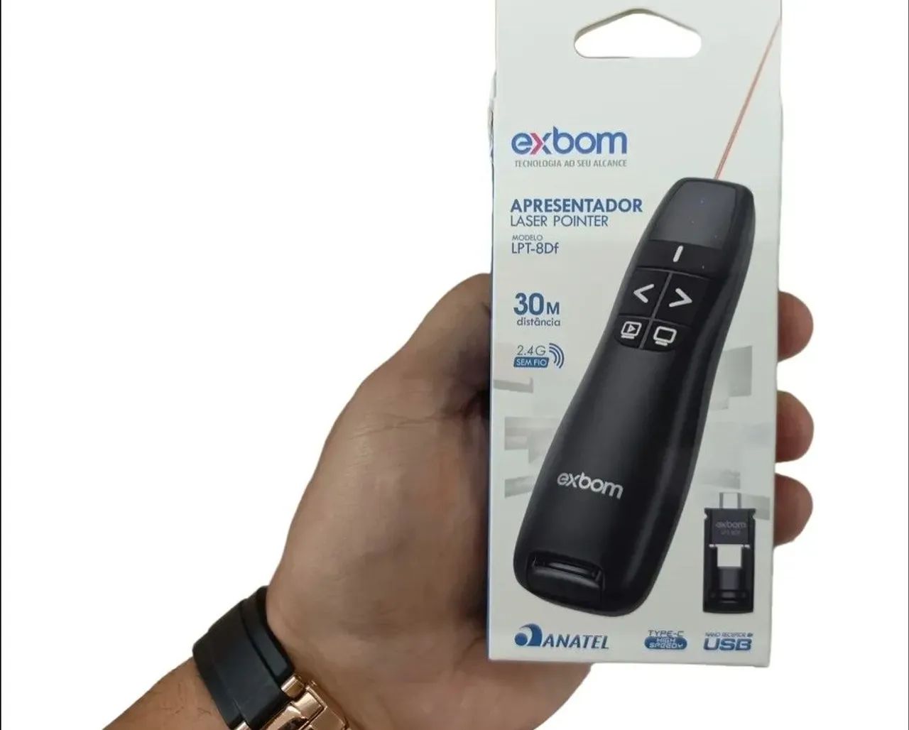 APRESENTADOR S/FIO LASER POINTER REF: LPT-8DF - Foto 2