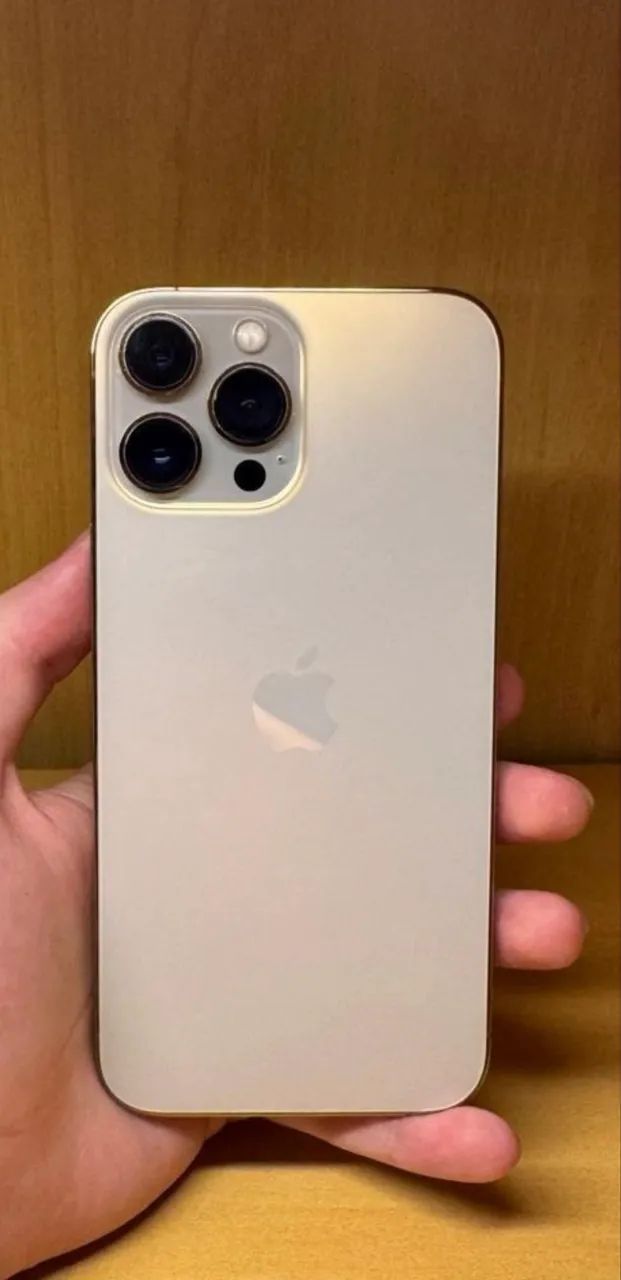 Vendo IPhone 13 Pro Max Dourado  - Foto 3