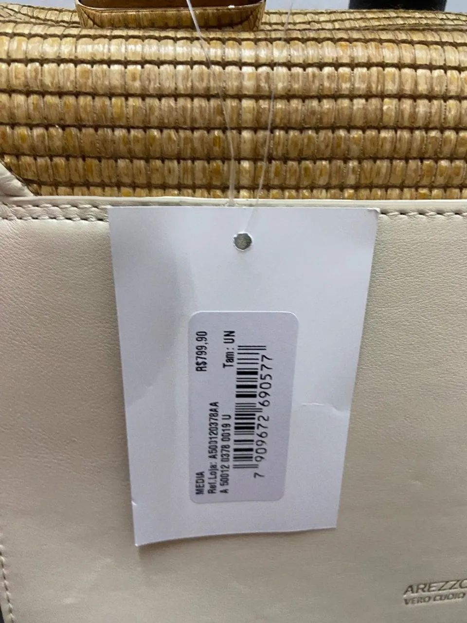 LINDA BOLSA EM COURO DA AREZZO NOVA COM ETIQUETA  - Foto 4