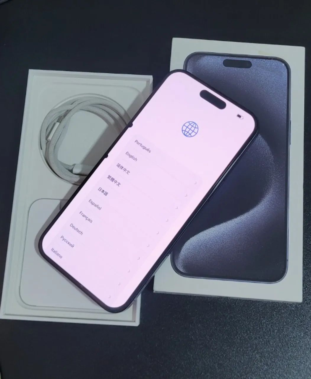 IPhone 15 Pro Max Blue Titanium 256 GB - Celulares e Smartphones