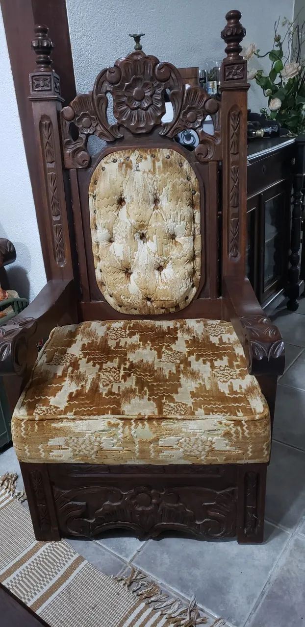 Conjunto de Sofa Colonial 65580434332801122