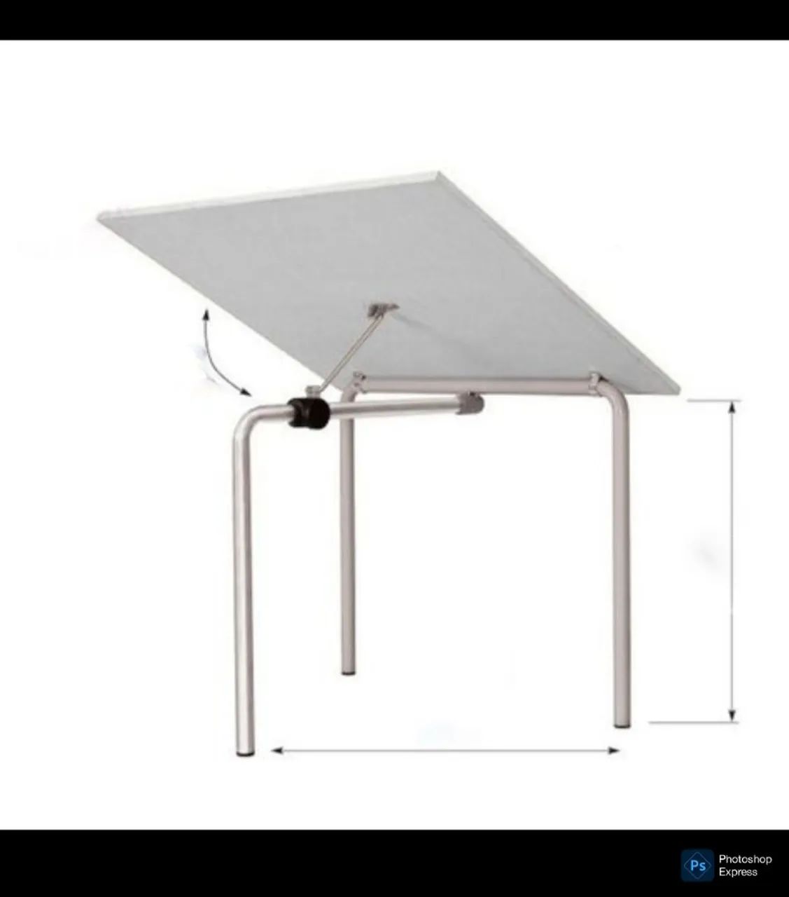 Mesa de desenho técnico com régua paralela - Foto 4