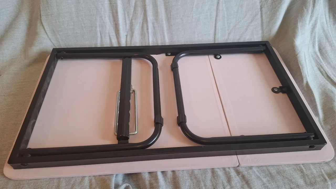 Mesa dobrável para notebook rosa Imaginarium - Foto 3