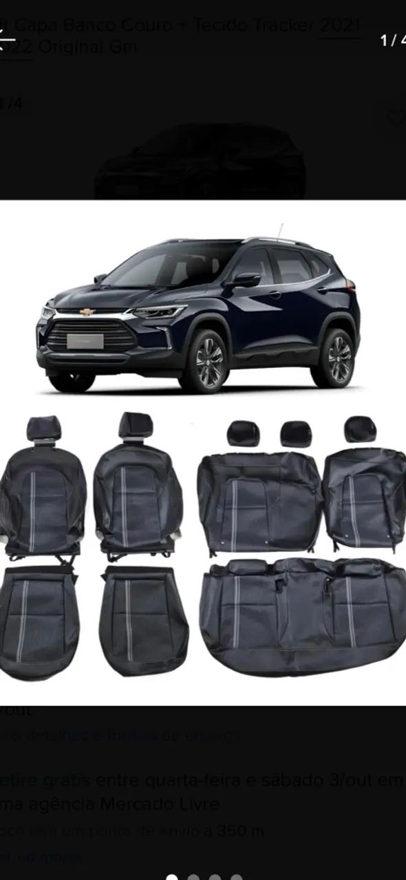 KIT CAPA DE BANCO TRACKER 2024