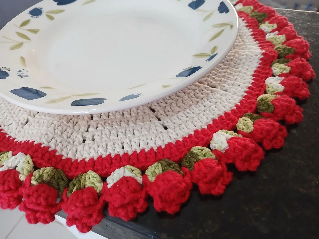 Mesa posta crochê  - Foto 4
