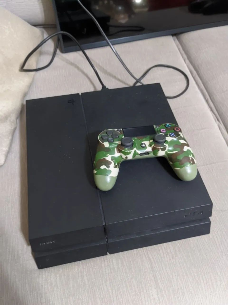 PS4 cheio de jogos