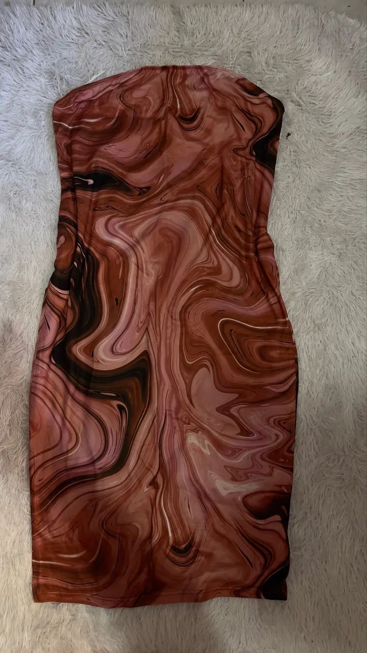 Vestidos  size rosa,marrom  - Foto 2