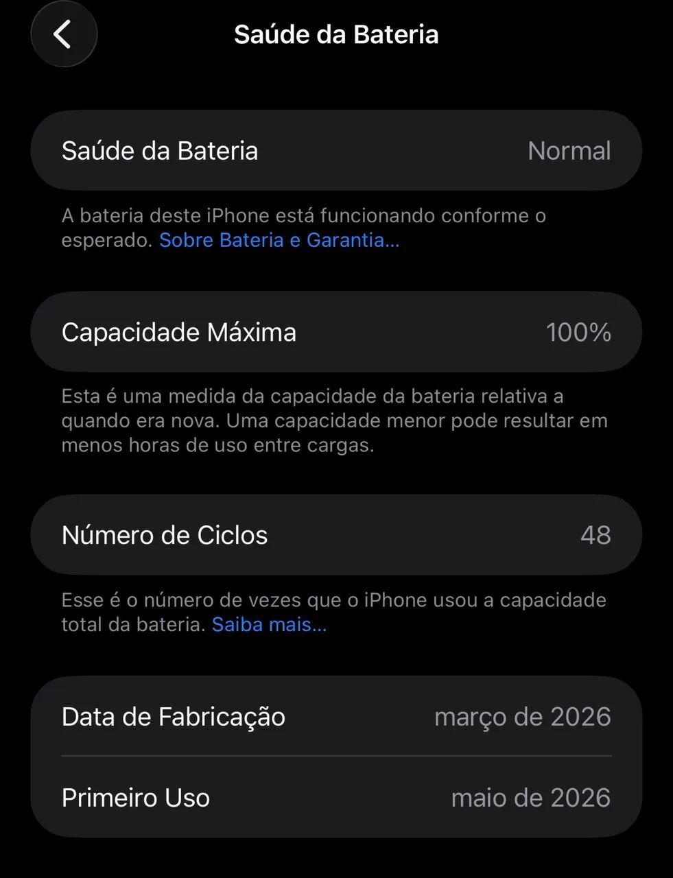 iPhone 17 pro max 1 mês de uso - Foto 2