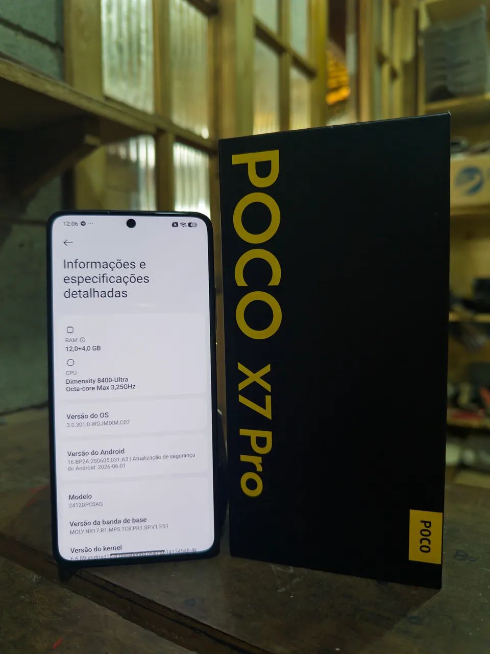 POCO X7 PRO 256GB E 12GB DE RAM - Foto 2
