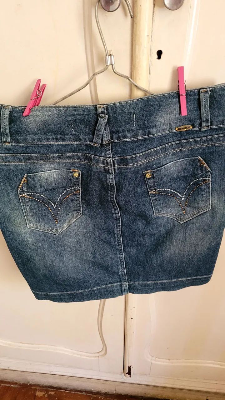 Saia jeans 40 - Foto 2