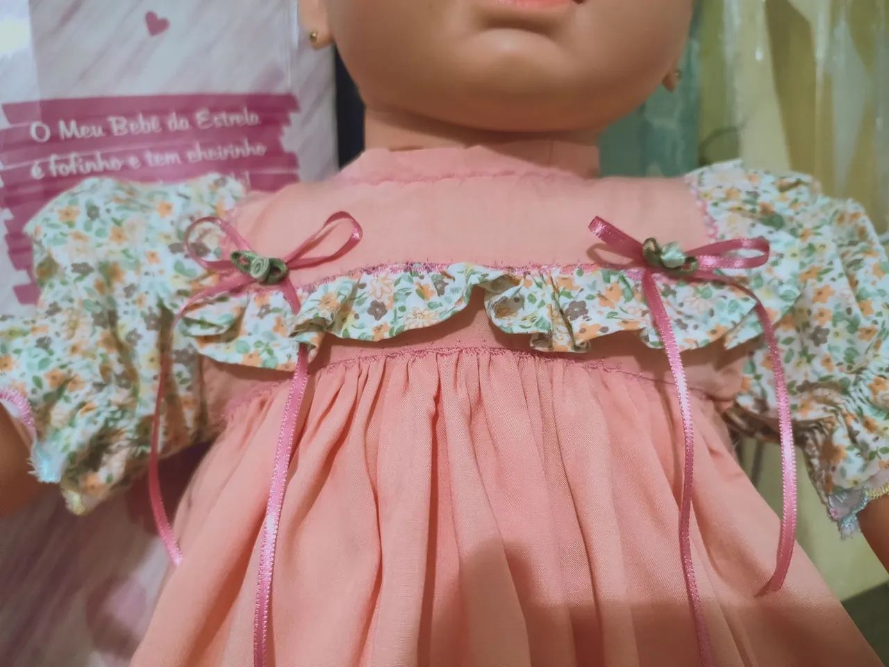 Vestido de boneca estrela 