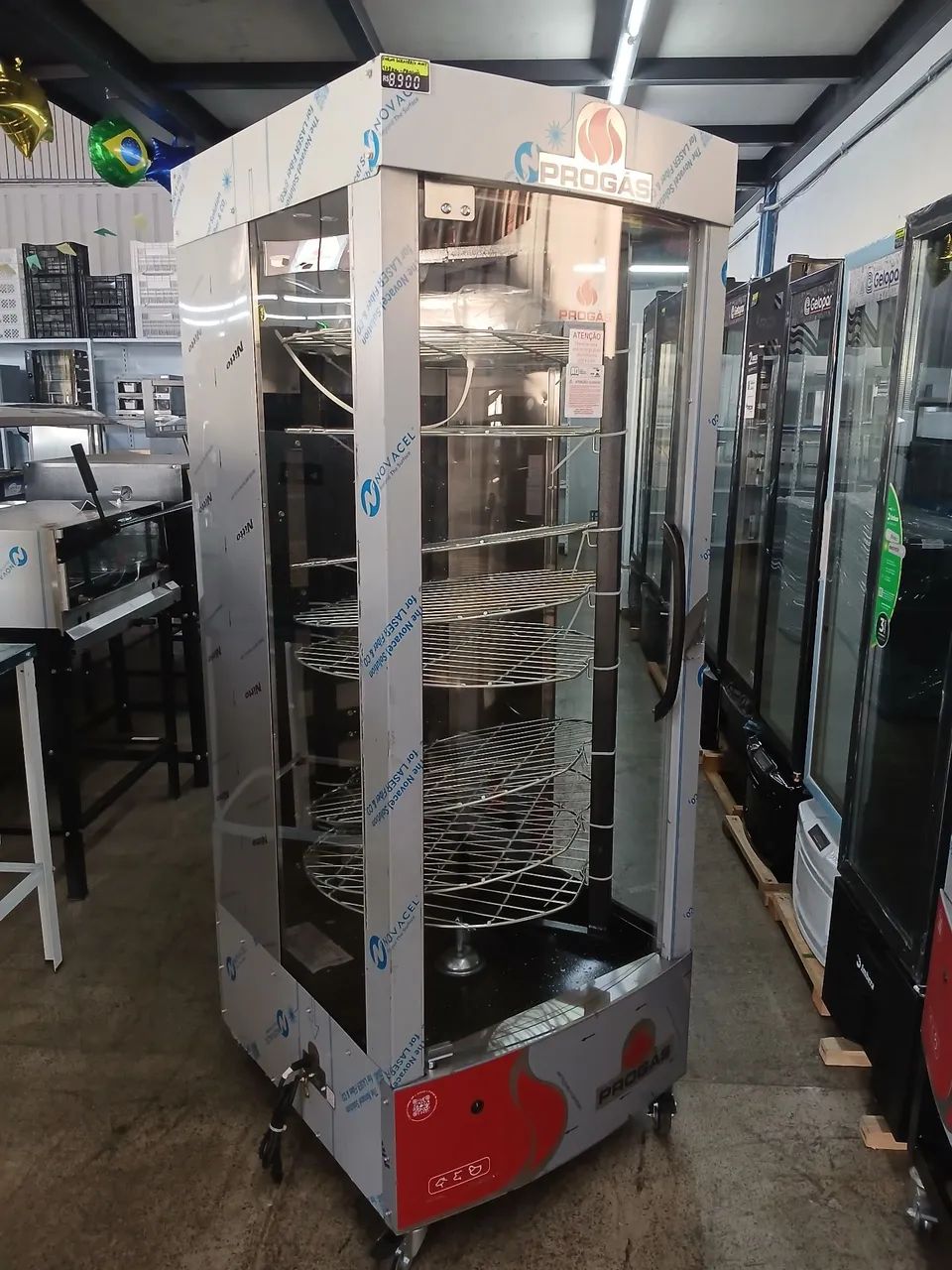 Forno Multiuso Giratório a Gás 128kg PRP-482 - Foto 3