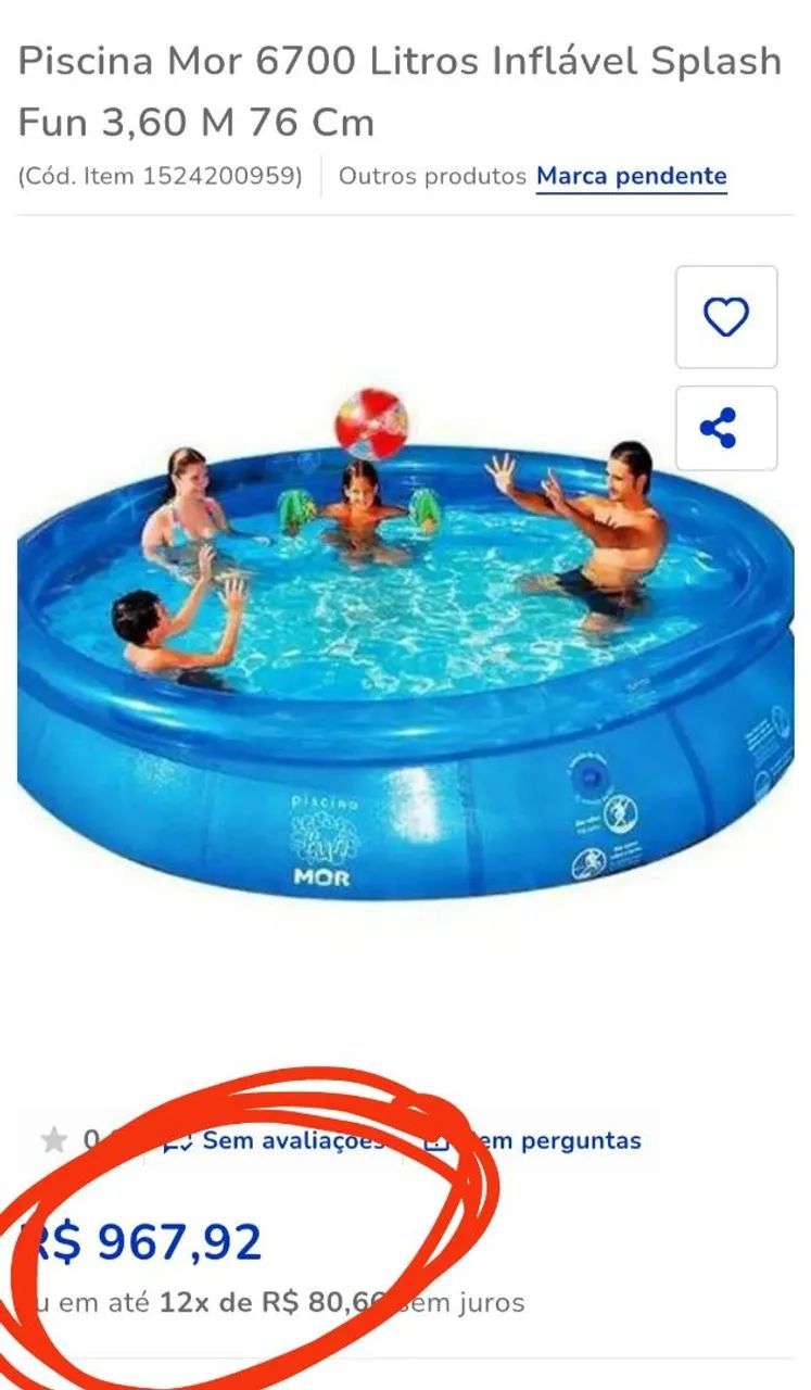 GRANDE PISCINA INFLÁVEL  - Foto 3