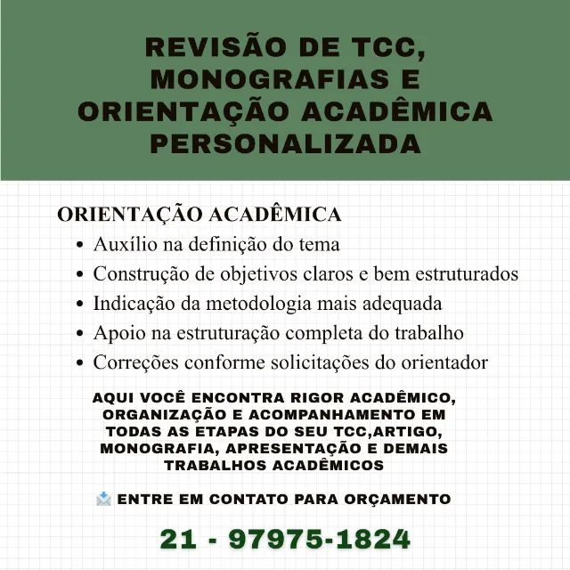 Revisão e Orientação de TCC, Artigos e Trabalhos Acadêmicos - Foto 2
