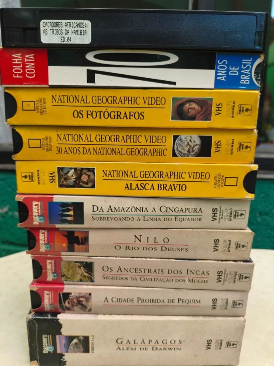 11 VHS - DISCOVERY CHANNEL e NATIONAL GEOGRAPHIC