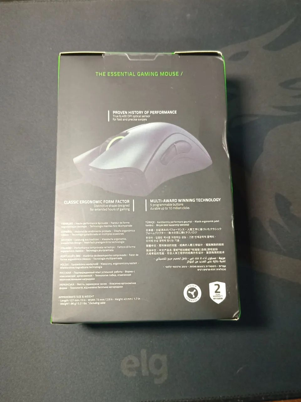Mouse Razer Purgatory Viper Standard Edition 6400DPI. - Foto 4