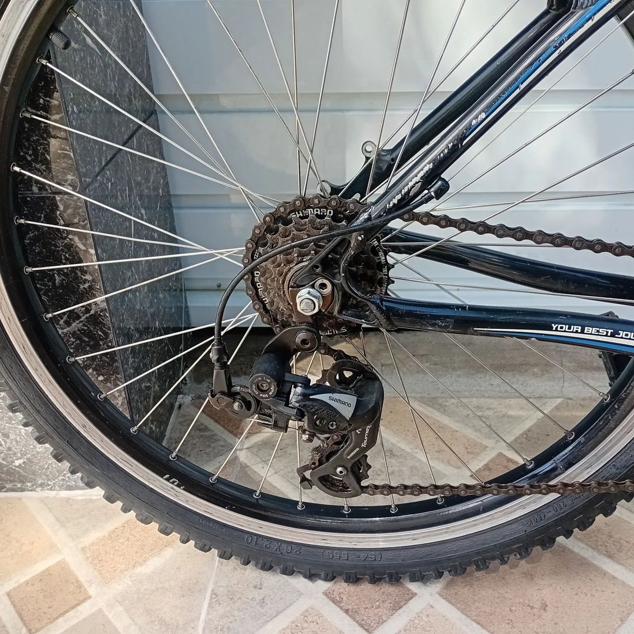 Bicicleta  toda em  alumínio  - Foto 3