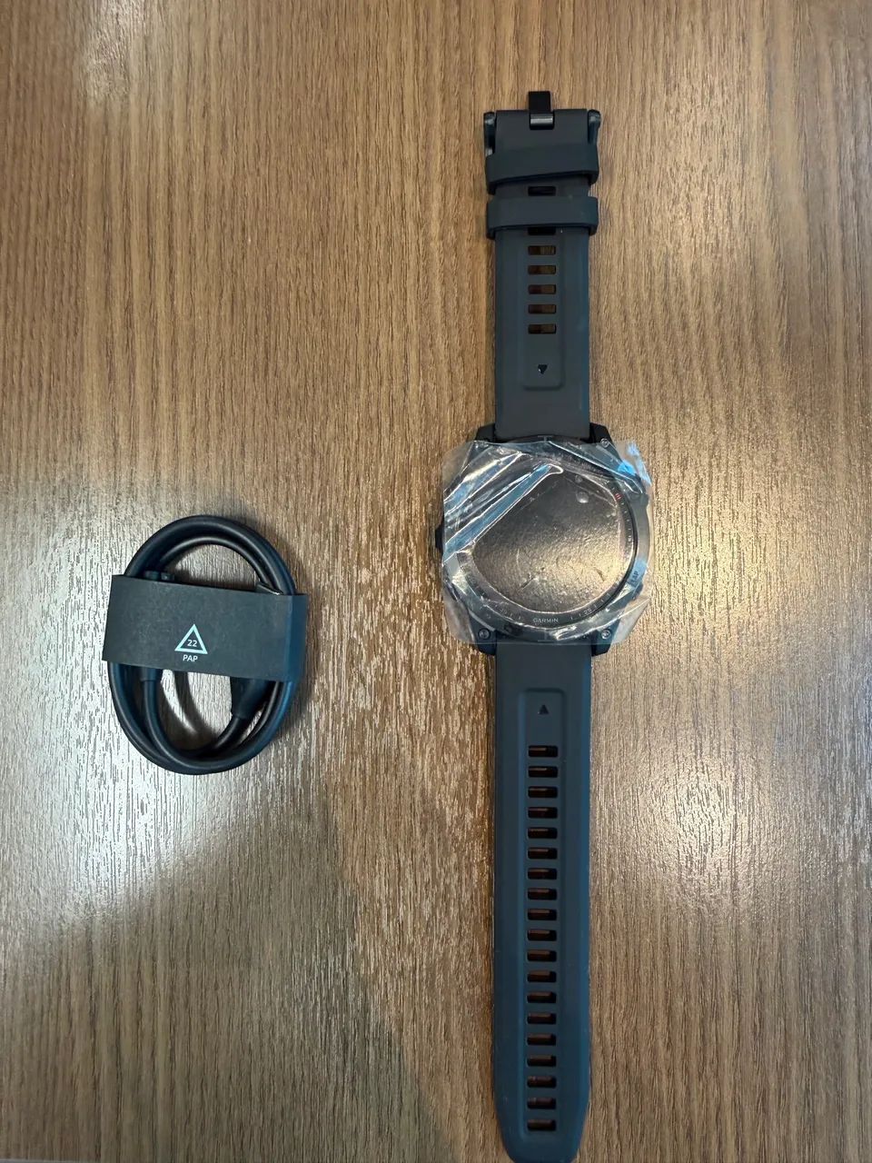 Relógio Garmin GPS Fênix 7x Solar Sapphire Titanium - Foto 3