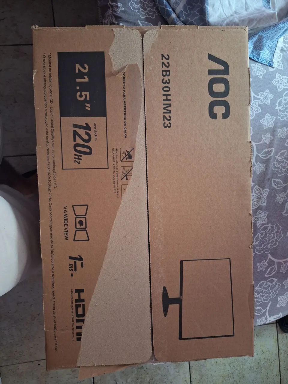 Monitor 21,5 pol 120HZ - Foto 2