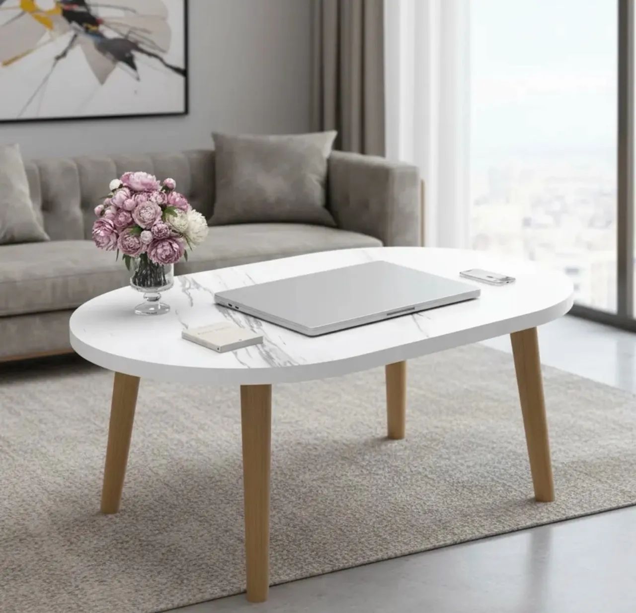 Mesa de centro para sala em MDF várias cores 