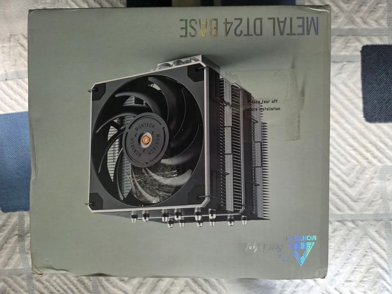 Cooler para processador Montech Metal DT24 Base 1200mm - Foto 3