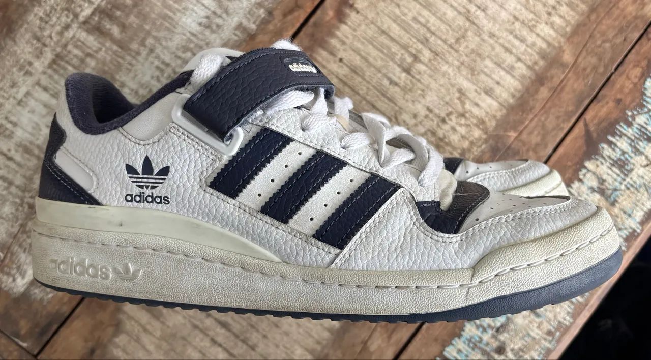 Adidas Forum Low White Shadow Navy 42 - Foto 3