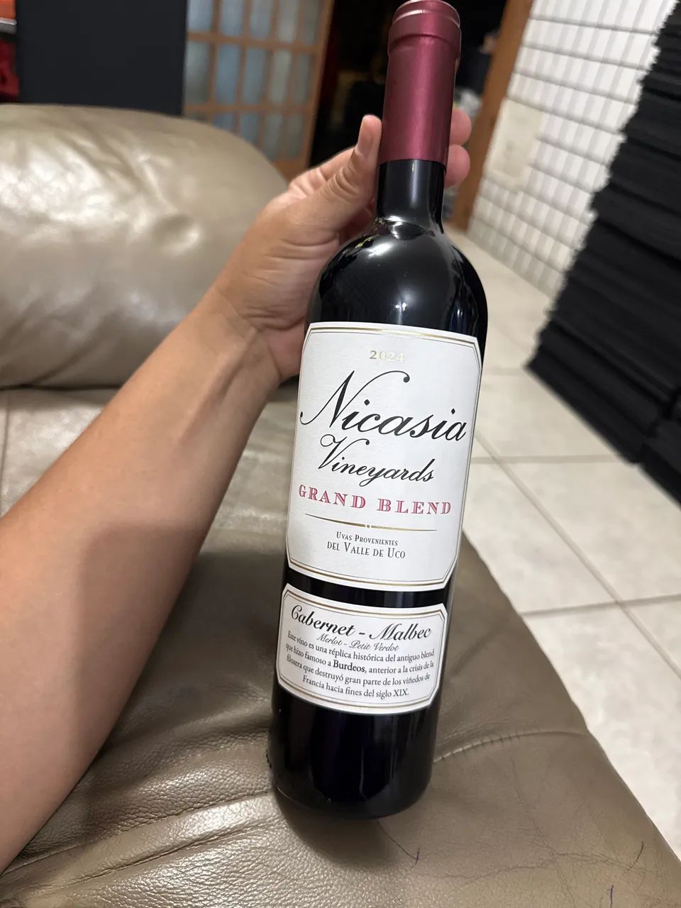 Vinho Argentino Nicassia Gran Blend 750ml - Foto 4
