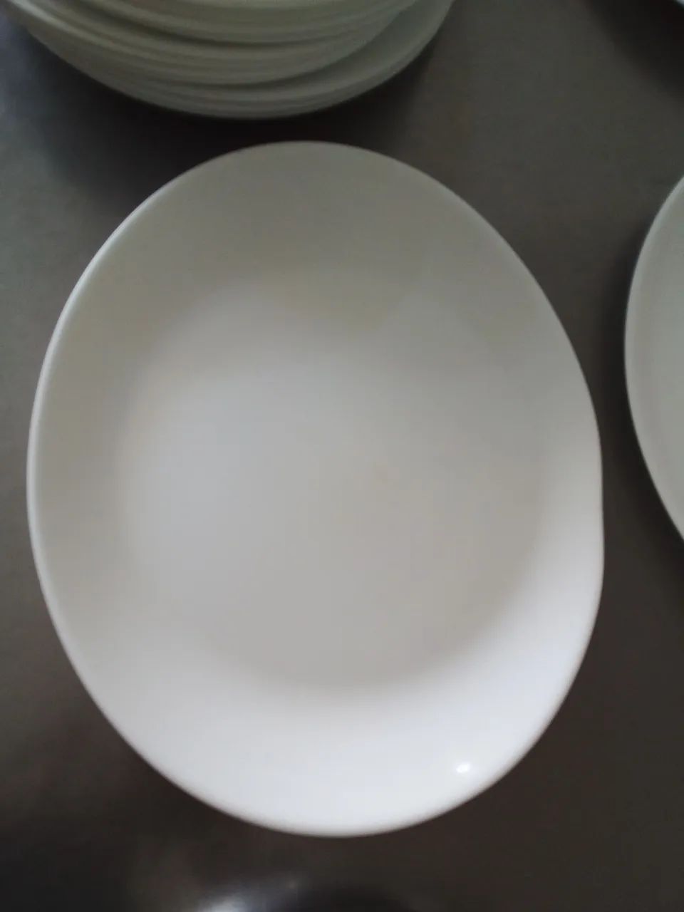 16 pratos branco ovais para restaurante  - Foto 4