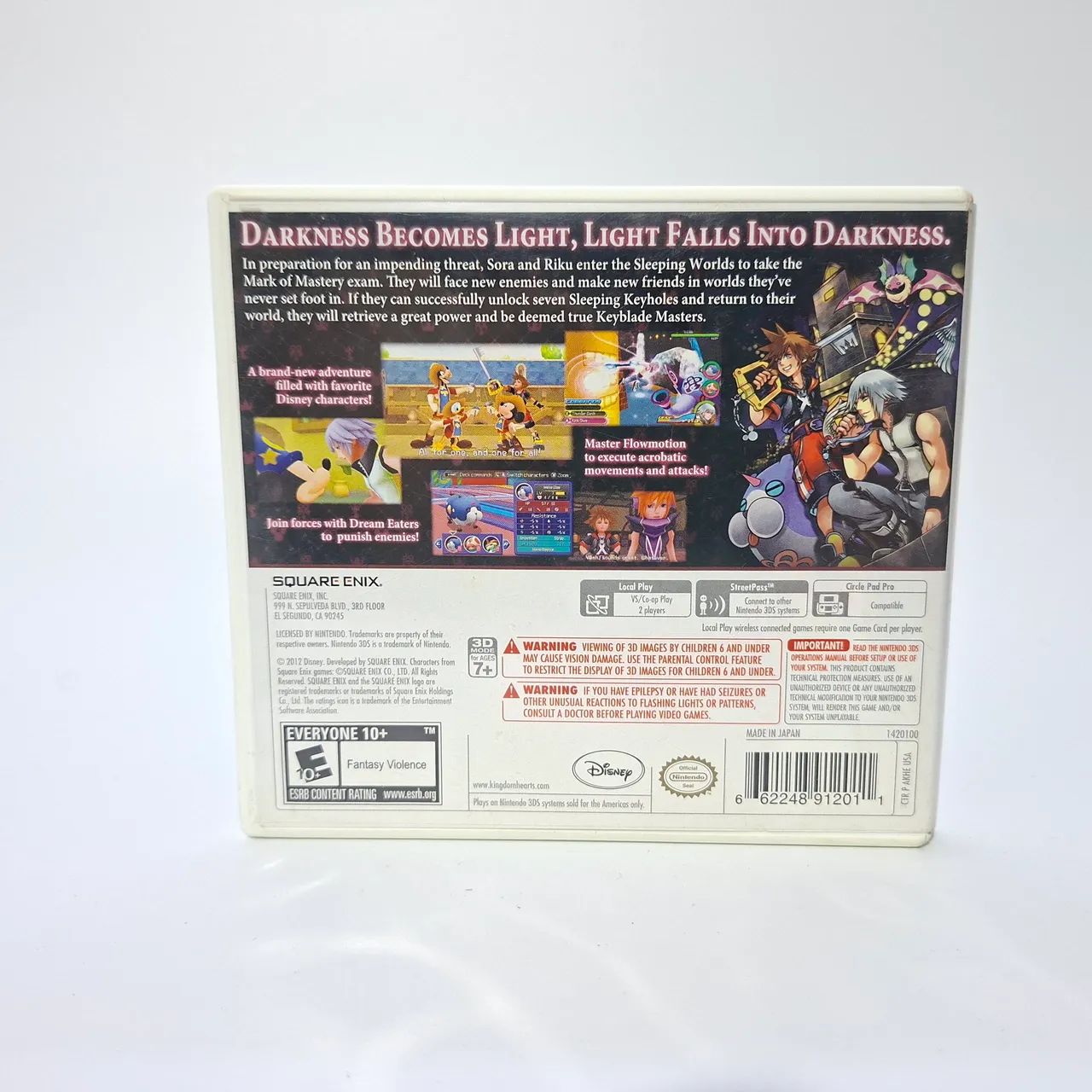 Kingdom hearts 3d Nintendo 3DS 2ds - Jogos de Vídeo Game - Ponte