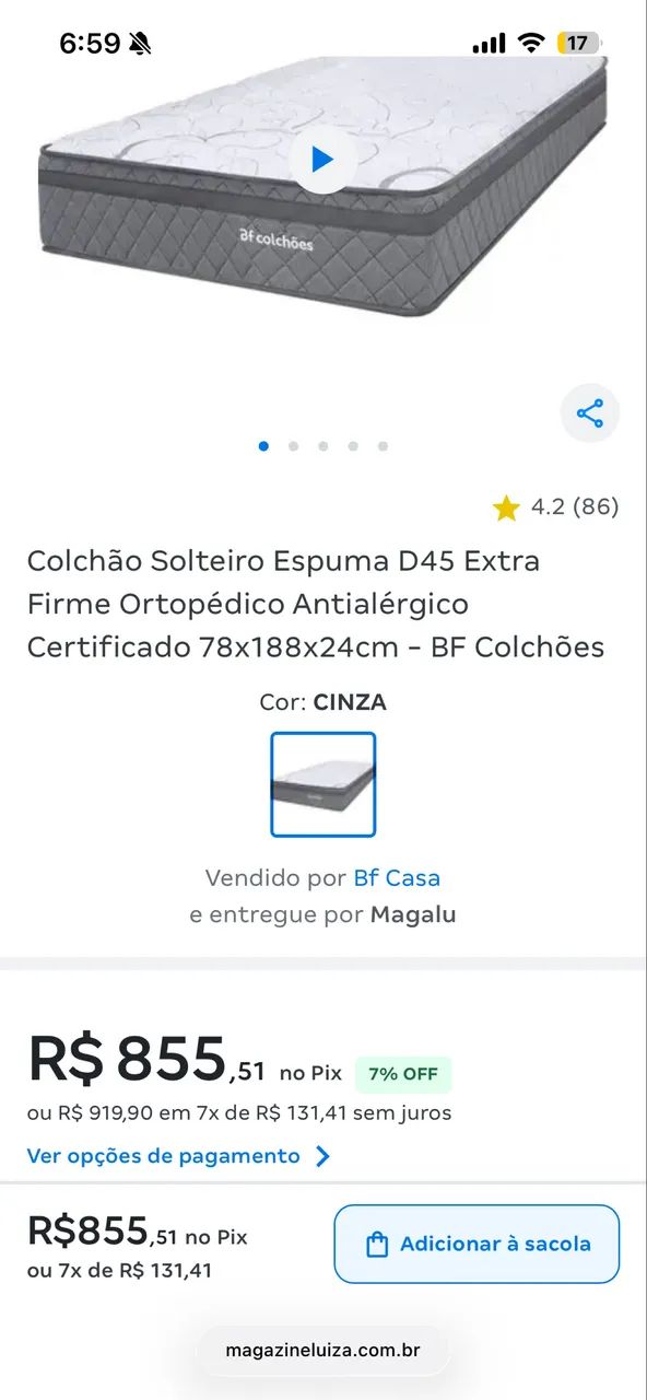 COLCHÃO SOLTEIRO  - Foto 3