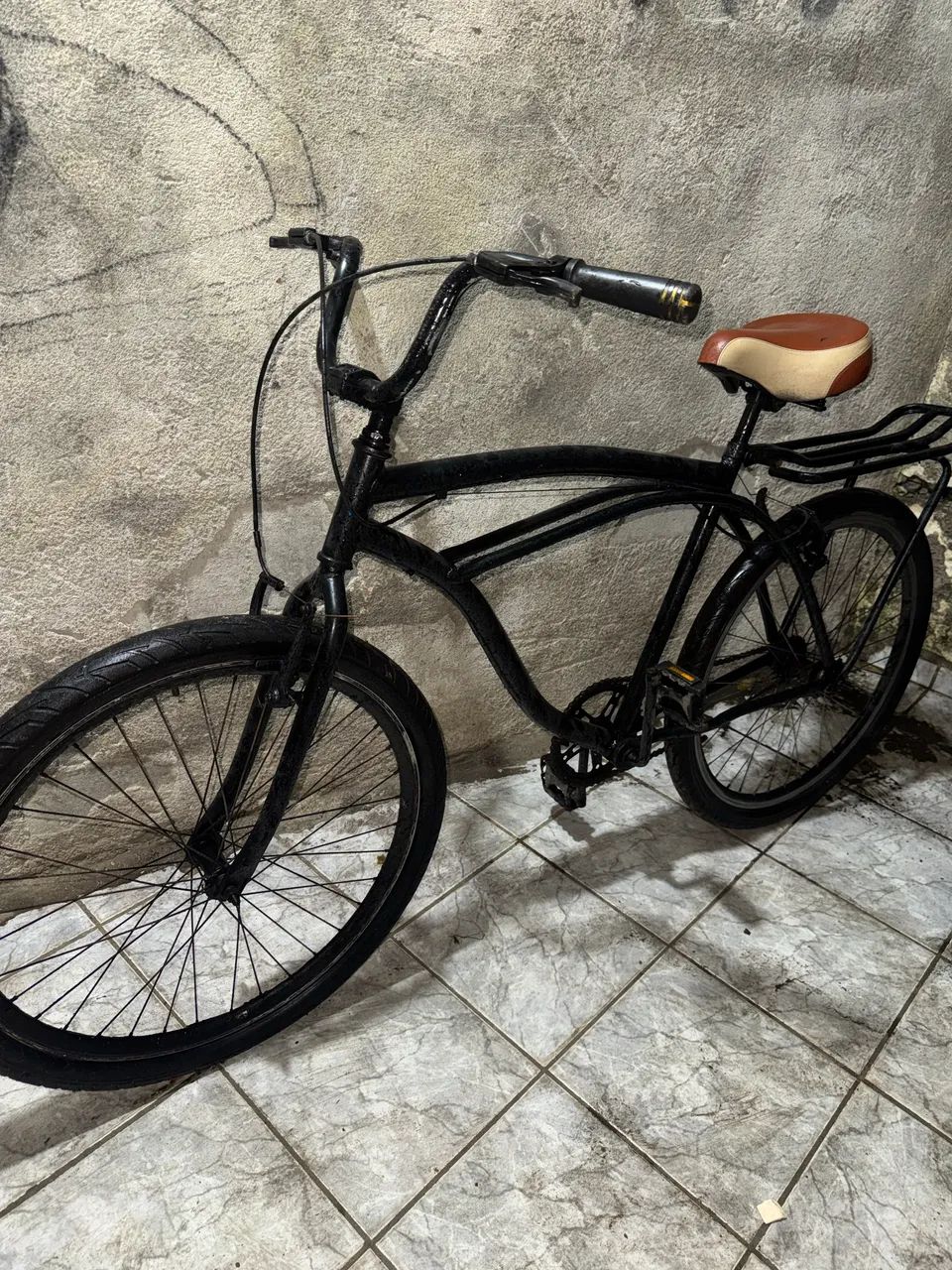 Bicicleta banco caramelo