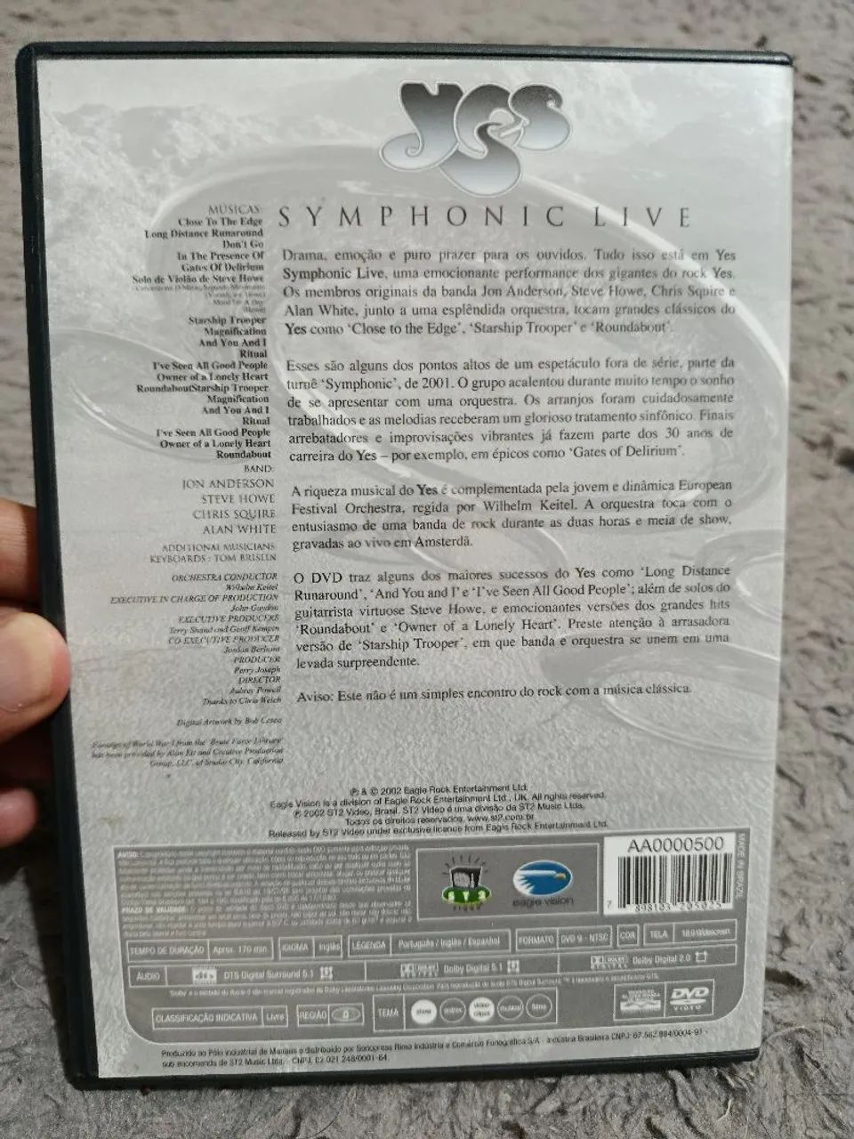 DVD CD Yes Symphonic Live (original) - Foto 2