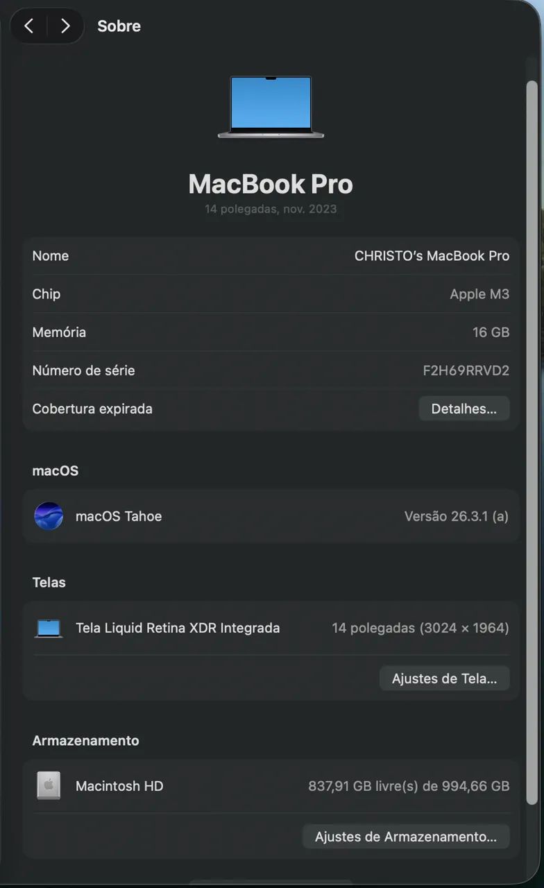 MacBook Pro M3 1Tb  - Foto 4
