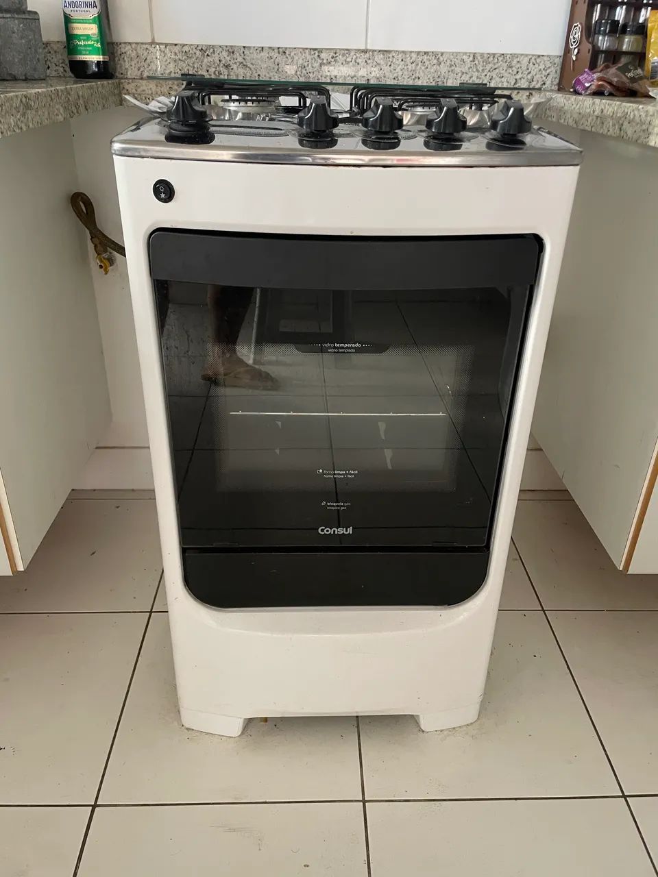 Fogão 4 Bocas Branco com Acendimento Automático Bivolt Consul