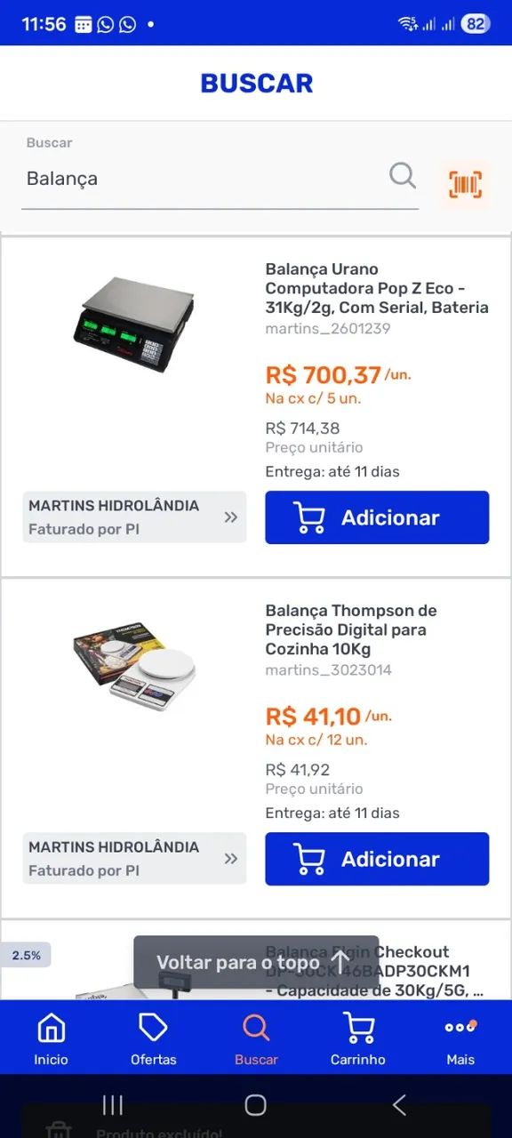 Compre balança para o seu comercio