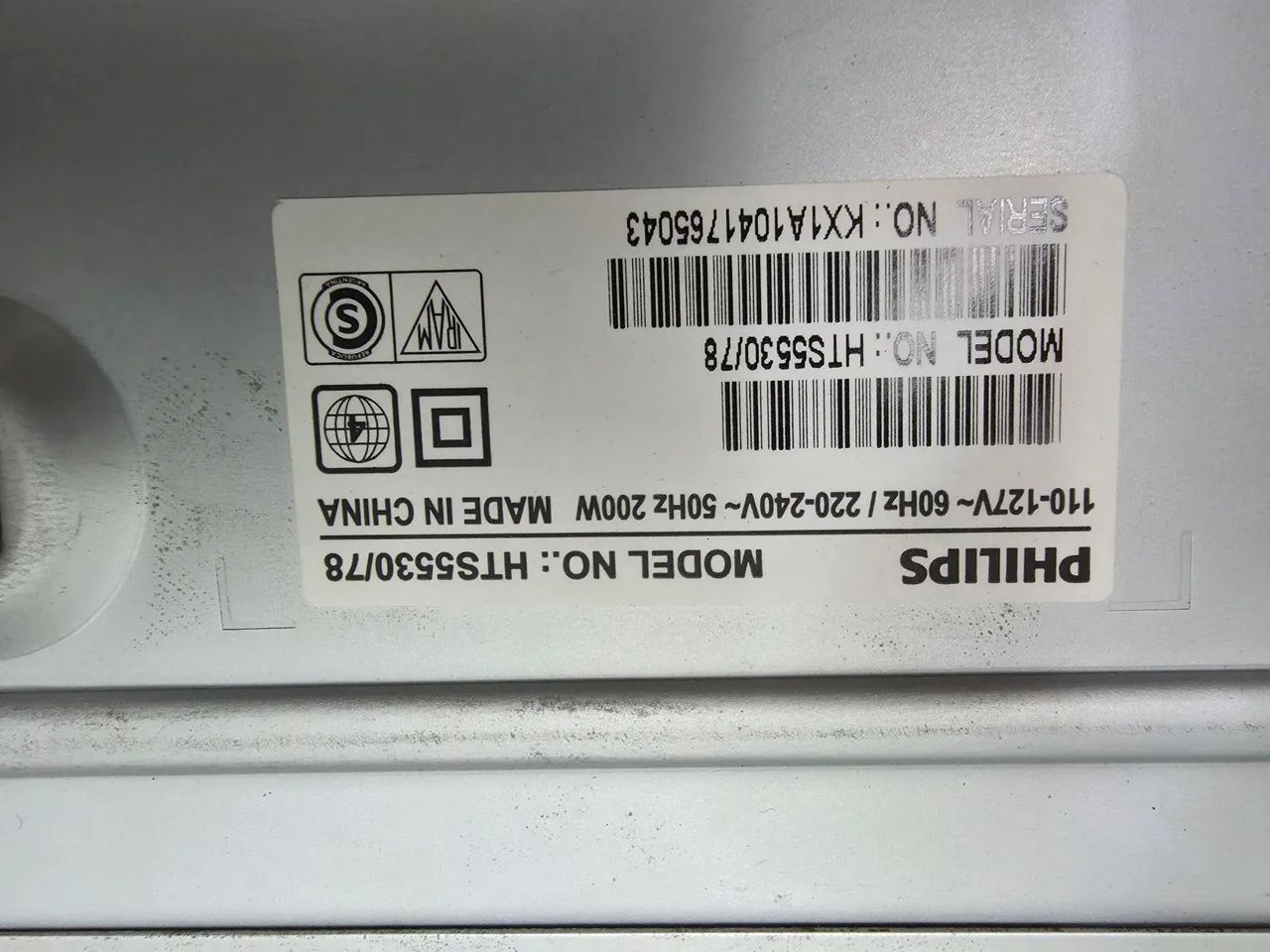Home theater philips HTS5530 78 com 5 caixas!!!! - porta dvd travando - Foto 2