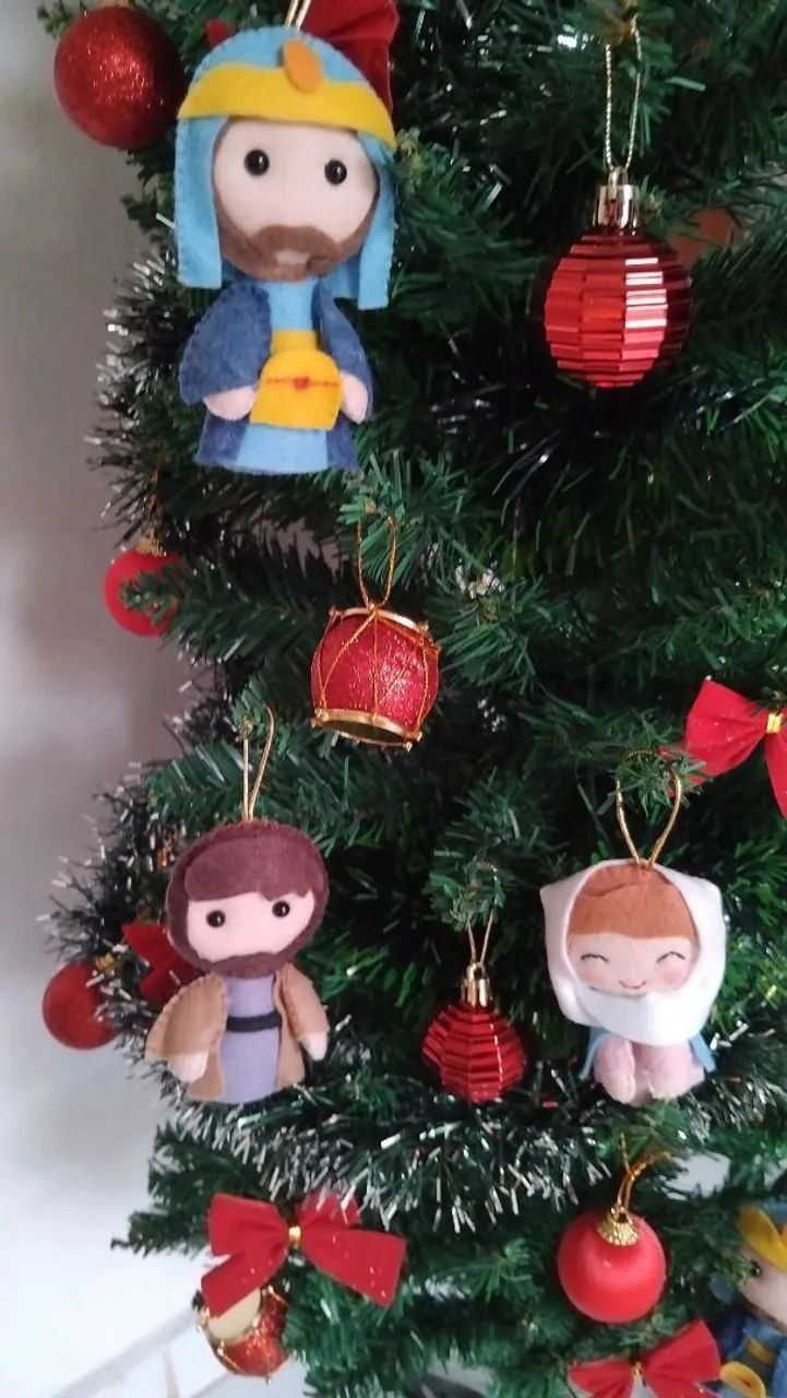 Kit presépio para árvore de Natal  - Foto 2