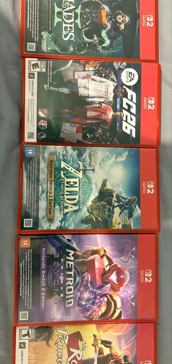 Nintendo Switch 2 + 5 Jogos  - Foto 3