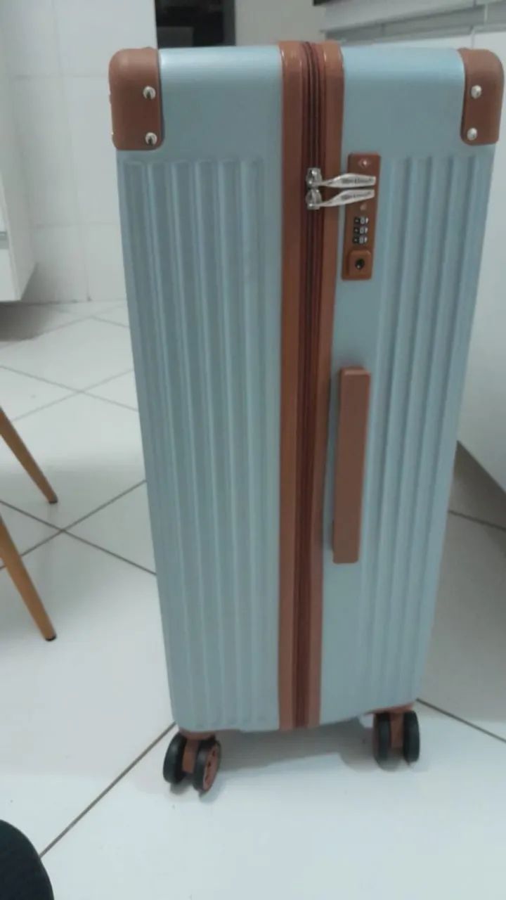 Mala de Viagem Palazzio Rigida 360 Santino G - APLV191G Cor: Prata