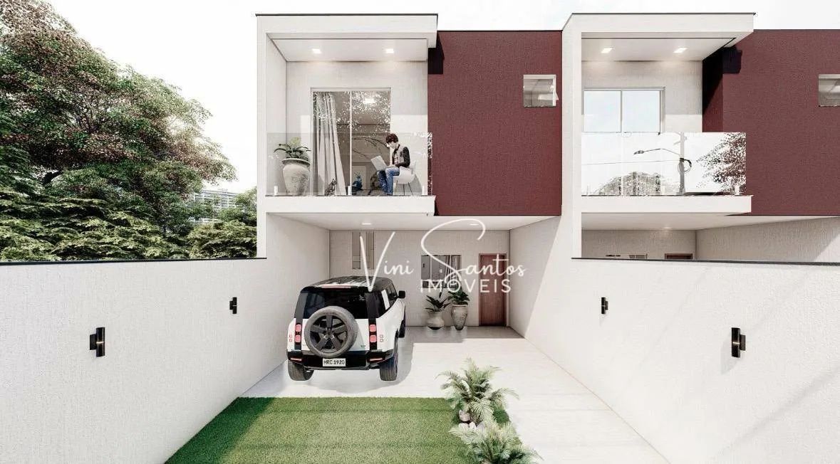 À Venda I Casa Duplex Geminada I 110 m², 3 quartos, 1 suíte master com closet e varanda I 