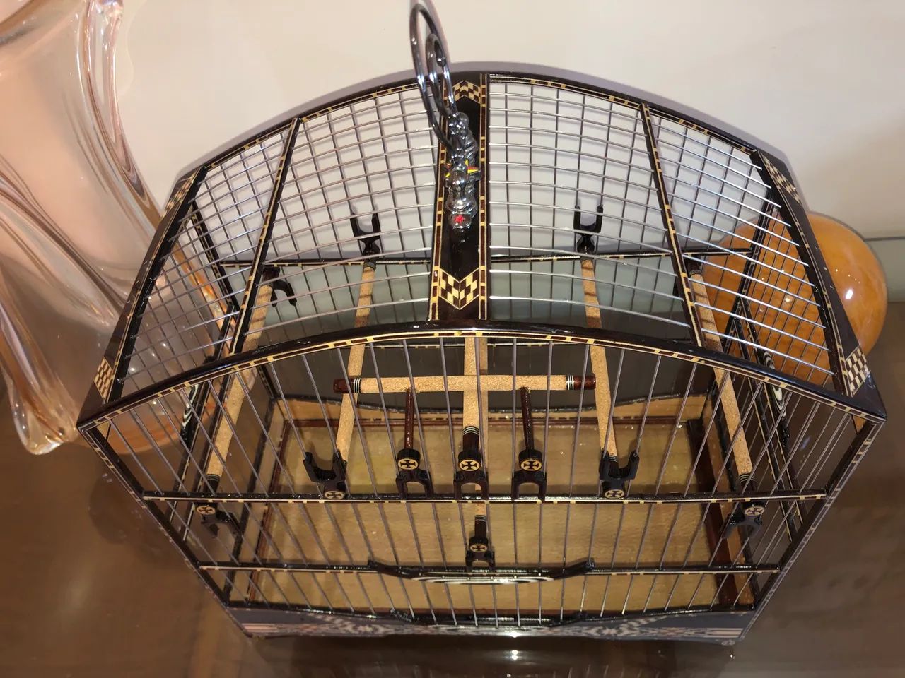 Gaiola de torneio para coleiro - Luxo - Foto 2
