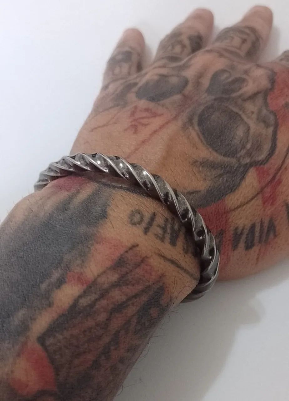 Bracelete Viking Aço Inoxidável