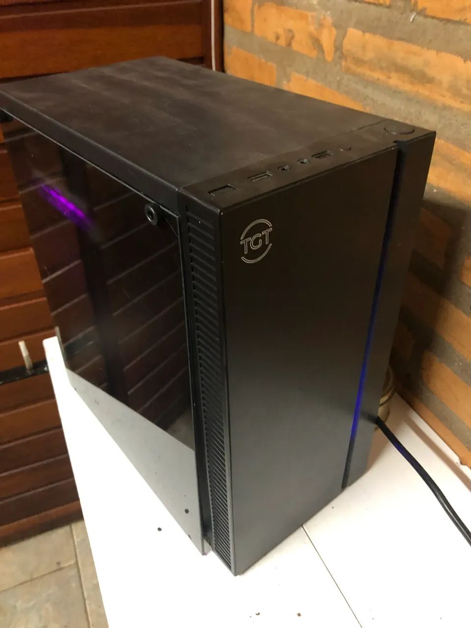 Gabinete e fonte de 550w