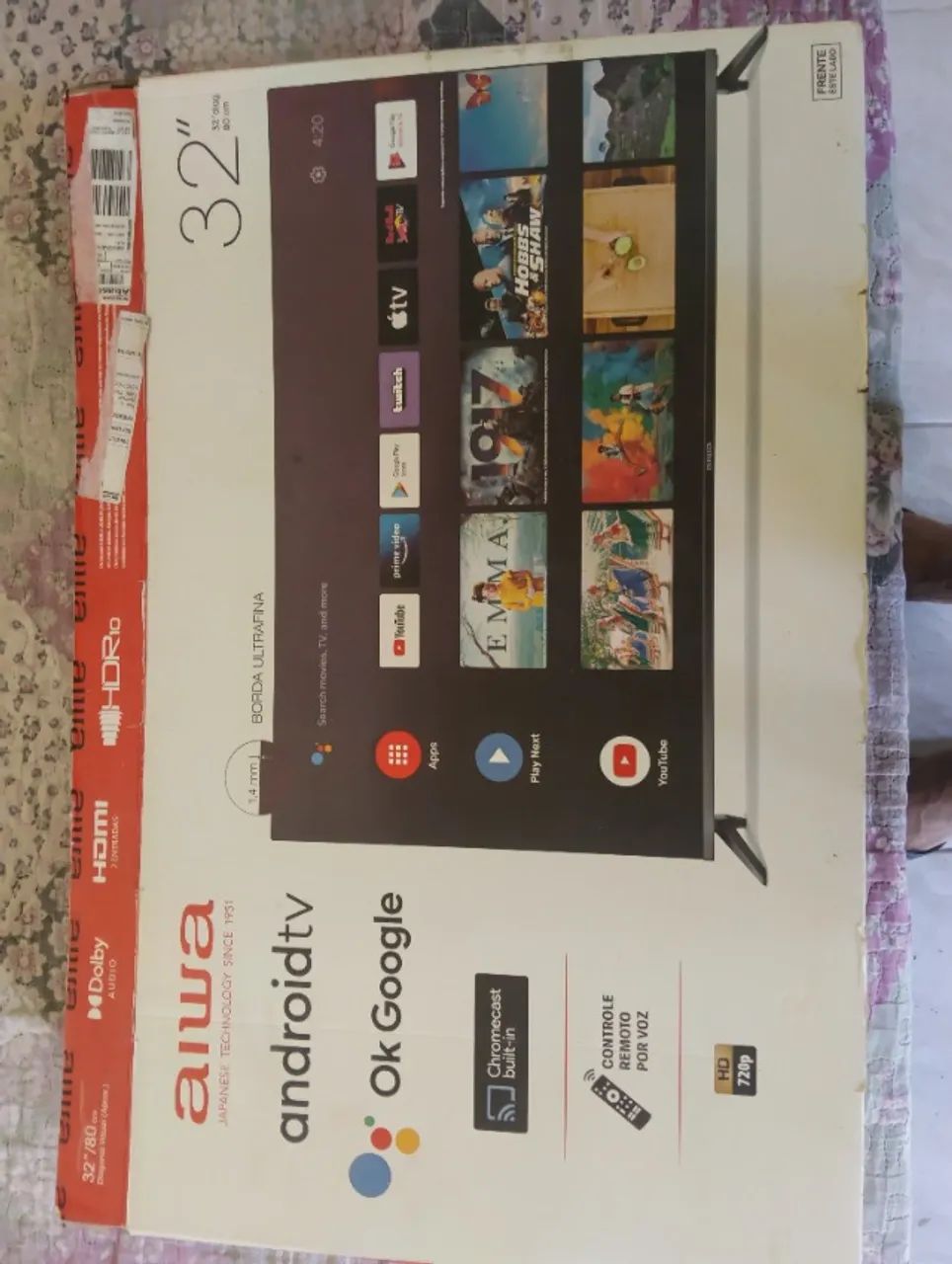 Android tv Aiwa 32 polegadas  - Foto 2
