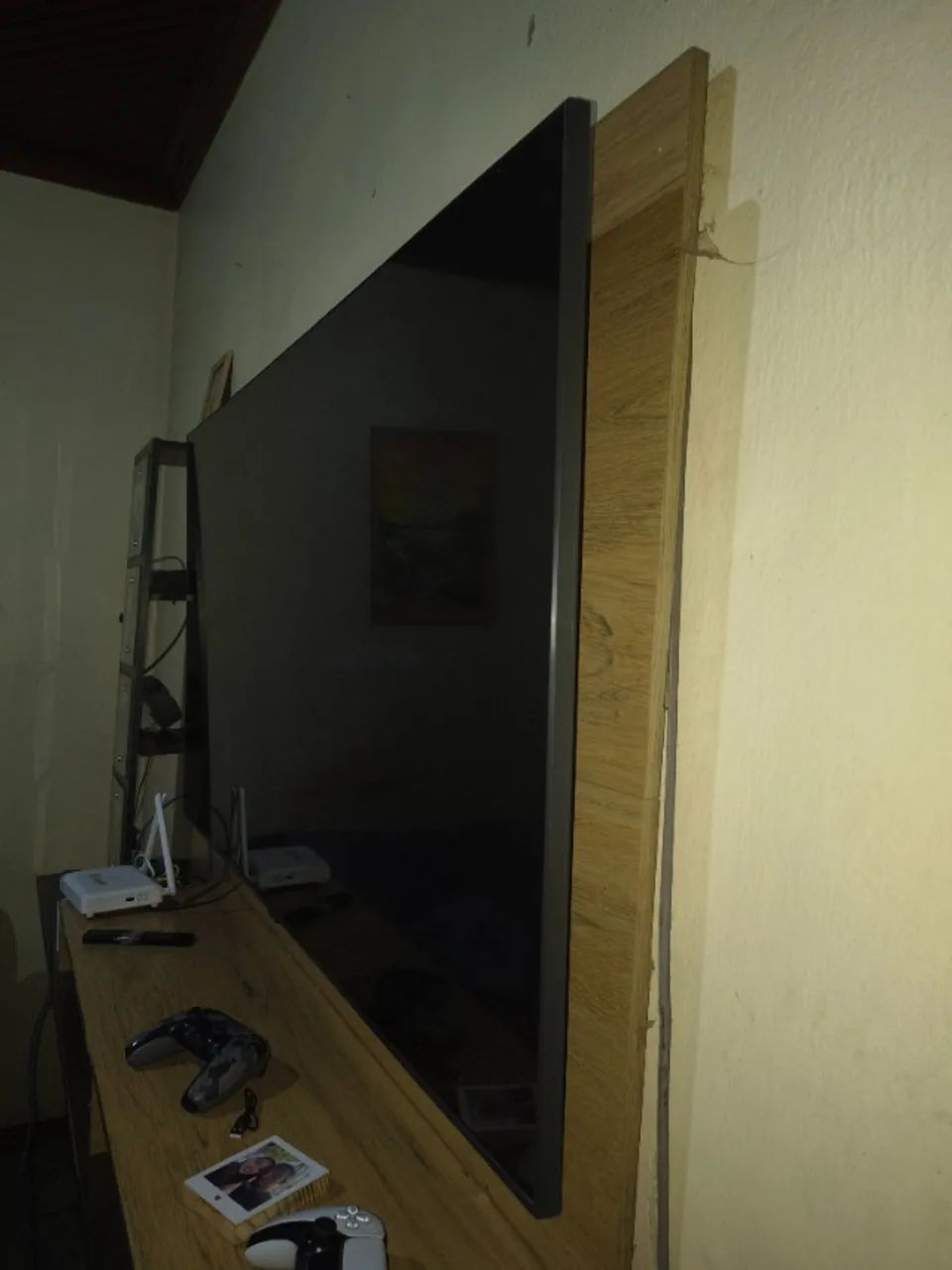 Vendo tv Samsung cristal 60 polegadas por 500 reais,tem q trocar os leds  - Foto 3