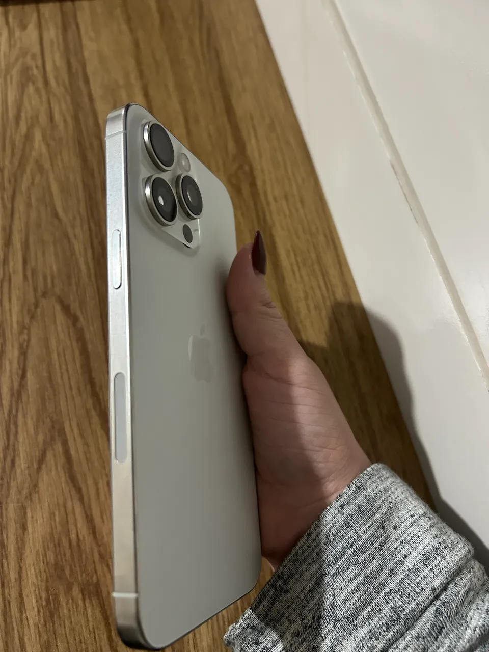 iPhone 15 Pro Max 256GB Silver - Loja física! Com 3 meses de