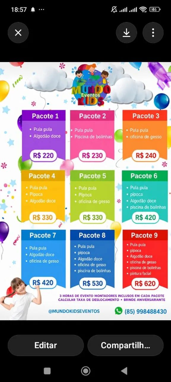 Aluguel brinquedos 
