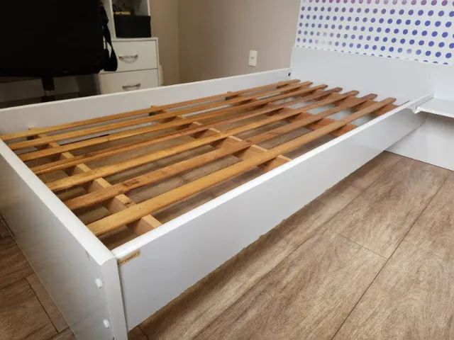 Cama Solteiro Cabeceira Dupla-Face