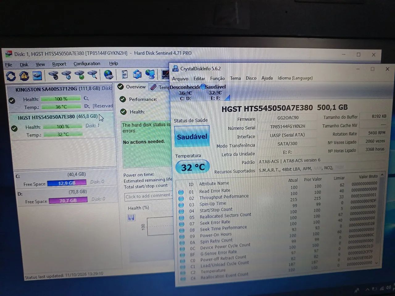 Hd Hitachi 500gb notebook  - Foto 2